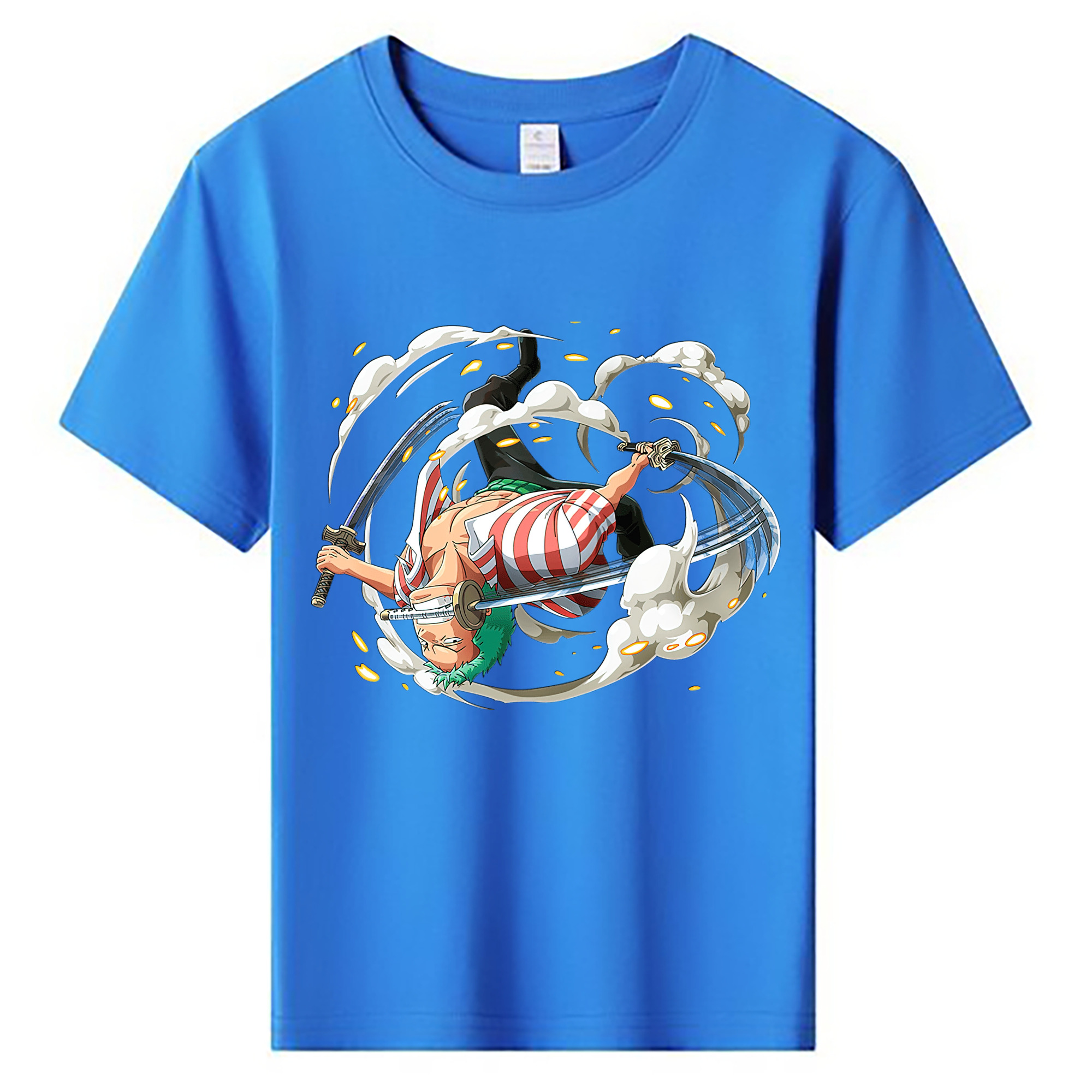 ワンピース ロロノア・ゾロ ONE PIECE Roronoa Zoro 綿100％キッズTシャツ（フロントプリント）